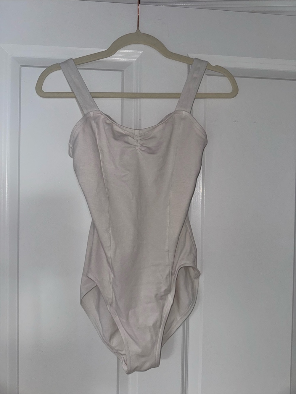Capezio Ladies’ One-Piece Leotard in Light Cream